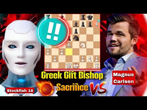 Stockfish 18 RECENTLY Played Magnus Carlsen Where He Sacrificed His Bishop in The Opening | Chess