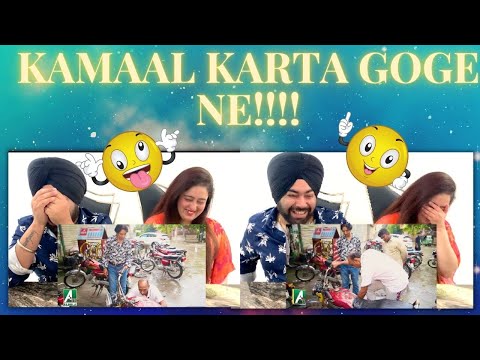 Punjabi Reaction On Goga Pasroori as Motorcycle Mechanic | Saleem Albela as a Customer #ALBELATV