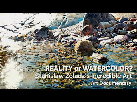 REALITY or WATERCOLOR? Stanislaw Zoladz's Incredible Art - Art Documentary
