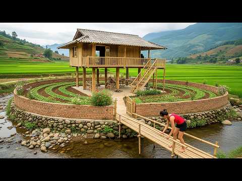 From Start to Finish – Female CEO Rebuilds Bamboo Bridge OFF GRID in 45 Days After Flood