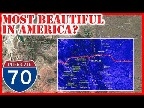 Why Interstate 70 in Colorado is the MOST BEAUTIFUL Interstate Highway | Traveling I-70