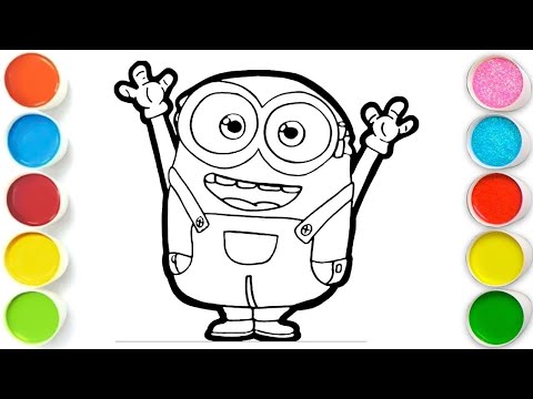 MINION Drawing, Painting & Coloring For Kids and Toddlers_ Child Art