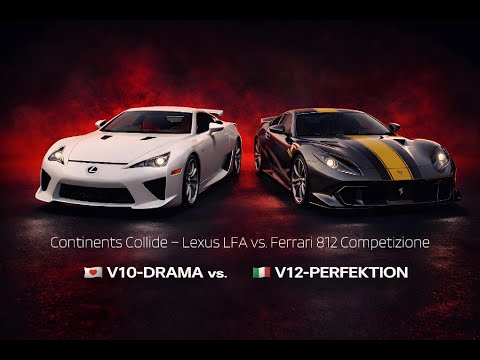 Lexus LFA vs. Ferrari 812 Competizione