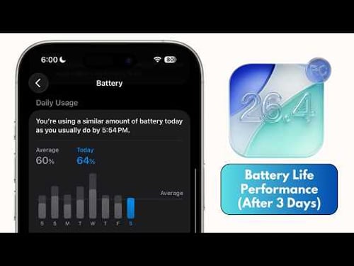 iOS 26.4 RC Best BATTERY LIFE or NOT? (3 Day Review)