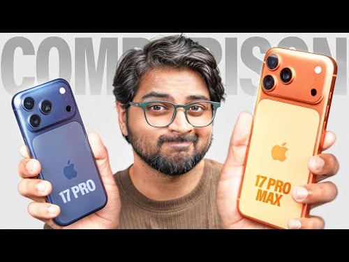 iPhone 17 Pro vs 17 Pro Max – Big Difference or Just Size?