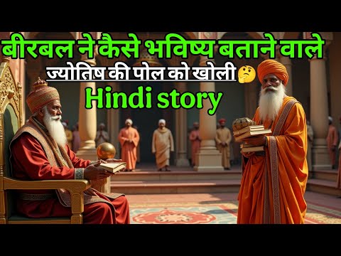 बीरबल कैसे भविष्य बताने वाले ज्योतिष की पोल खोली | akbar birbal ki kahani | majedar story | kahaniya