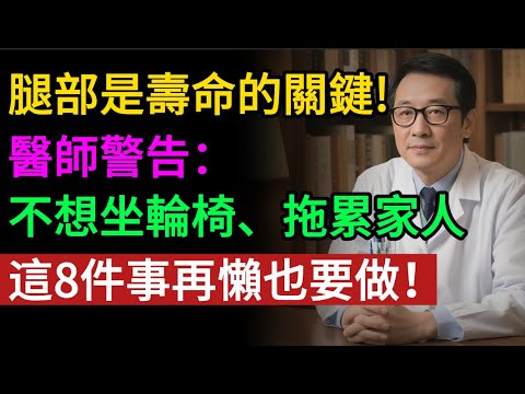 雙腿是「第二心臟」! 人老腿先衰 , 8個「求救信號」你中了幾個? 每天3個動作, 80歲健步如飛!養好「第二心臟」多活20年!#老年健康#健康知識 #健康养生#逍遙健康指南