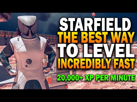 Starfield, The BEST Way To LEVEL INCREDIBLY FAST! Starfield Best Outpost XP Farm