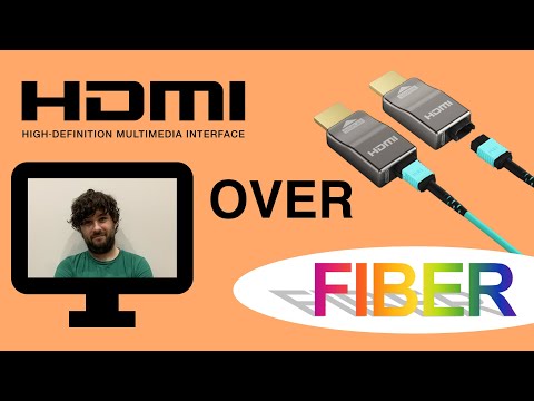 FINALLY Sending Raw HDMI over Standard Networking Fiber
