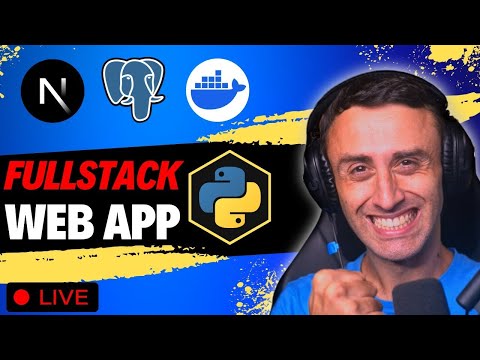 Python Full Stack App: Next.js 14, Flask, PostgreSQL, Docker