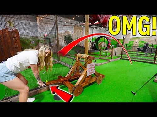 We've Never Seen Another Mini Golf Course Like This!