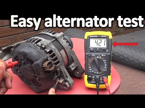 How to Test an Alternator ( Testing the Voltage Regulator, Diode rectifier and Stator)