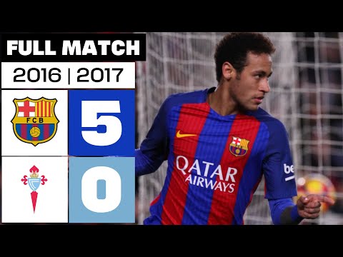 FC Barcelona 5 - 0 Celta 2016/17 | PARTIDO COMPLETO