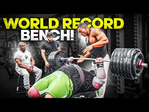World Record Bench Press with Ronnie Coleman, Larry Wheels and Gym Reaper!