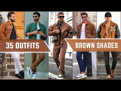 35 Ways to Style Brown Colour For Fall 2023 | Men's Fashion