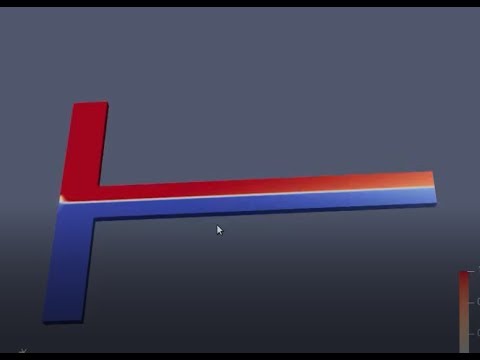 Adding Passive Scalar Transport Equation to simpleFoam solver with a T-shape Micromixer example