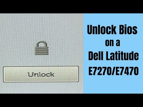 How to Remove a Bios Password on a Dell Latitude E7270/E7470