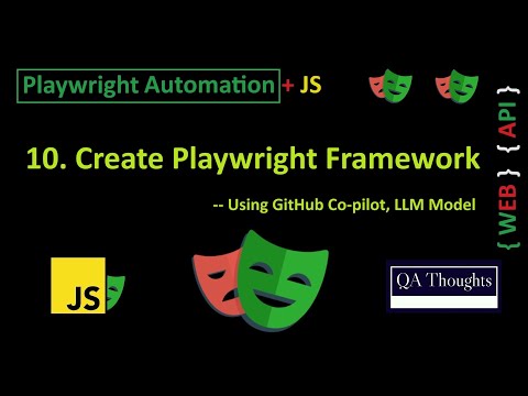 Build A Playwright Test Automation Framework Using GitHub Co-pilot | Done in 15 minutes | JavaScript