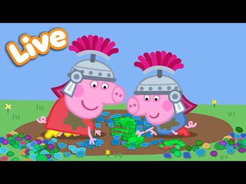 🔴 LIVE 24/7: Peppa Pig Playtime Fun! 👗🌈 | Peppa Pig's Pretend Play | FULL EPISODES