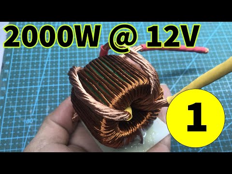 How to make 2000W transformer for Sine Inverter | Part 1