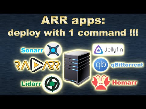 Deploy ARR stack with qBittorrent and Jellyfin using just 1 command! (+ step-by-step configuration)