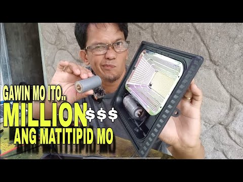 MALAKI MATITIPID MO SA TEKNIK NA ITO || UPGRADE BATTERY || SOLAR LIGHTS