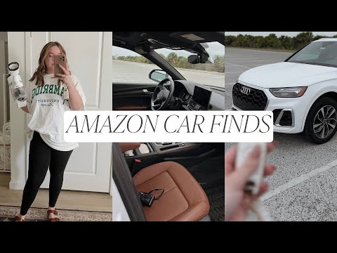 AMAZON CAR ORGANIZATION FINDS: trunk organization, car cleaning products, favorite car essentials