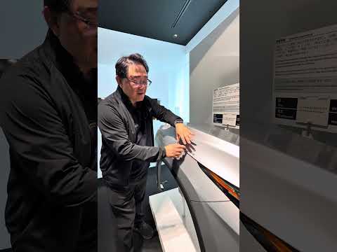 Quality Auditors at Lexus Factory in Kyushu, Japan measure gaps and alignment to ensure high quality