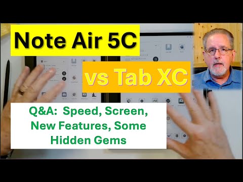 Boox Note Air 5C: Question and Answers, Comparisons, Testing and Hidden Stuff!