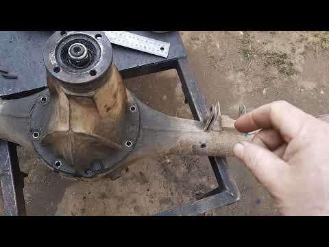 КАК УКОРОТИТЬ ВАЗОВСКИЙ МОСТ для минитрактора.