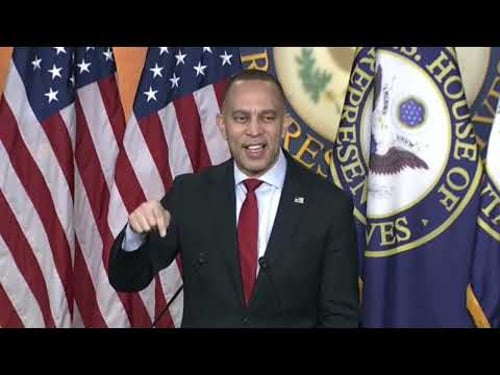 House Minority Leader Hakeem Jeffries Holds News Conference