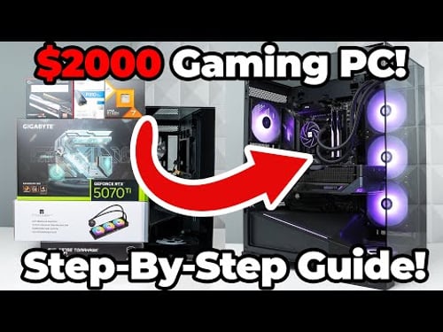 How to Build a $2000 Gaming PC (Ryzen 7 7800X3D and RTX 5070 Ti)
