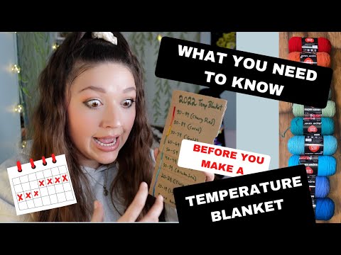 How to start a temperature blanket