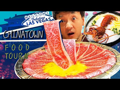 LOBSTER HOTPOT & 24 Hour JAPANESE RAMEN | Las Vegas CHINATOWN FOOD TOUR!