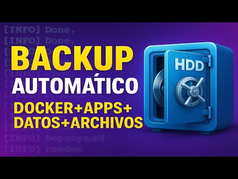 ¡NO Pierdas Tus Datos! Backup AUTOMÁTICO de CasaOS (Apps, Docker, Archivos)