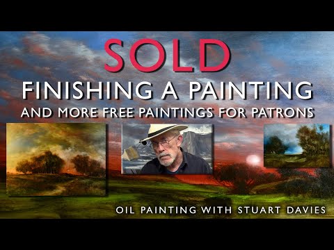 Finishing An Oil Painting Sold In Sixty Minutes - A Zoom Class With Stuart Davies