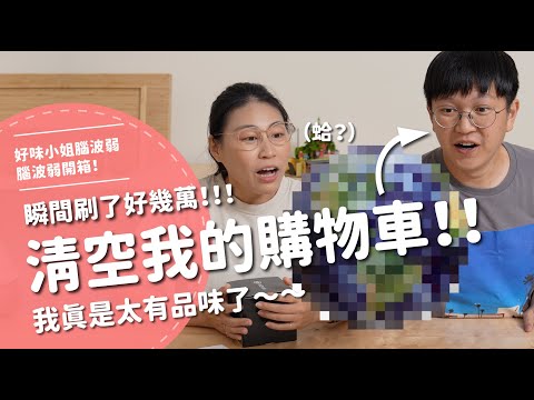 清空我的購物車!!瞬間刷了好幾萬!!!我真是太有品味了~~【腦波弱開箱】EP174