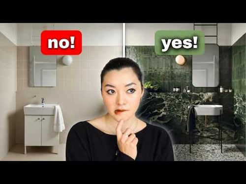 Architect Explains Why Bathrooms Look Cheap (& How to Fix It)
