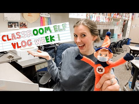 CLASSROOM ELF VLOGMAS | Week 1 Elf on a Shelf Ideas