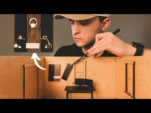 I turned my box of tech into wall art