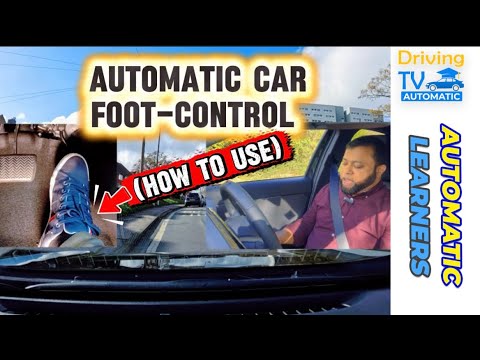 Foot-Control (how to use) In Automatic Car | Online Course