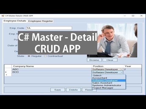 How to Create Master Details Form in C# Windows Application Using DataGridView