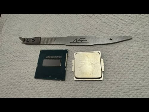 delidding an Intel i7 4790k with NSC's IHS Tool