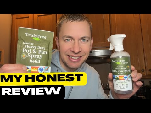 Truly Free Heavy Duty Pot & Pan Spray - We tried it out.