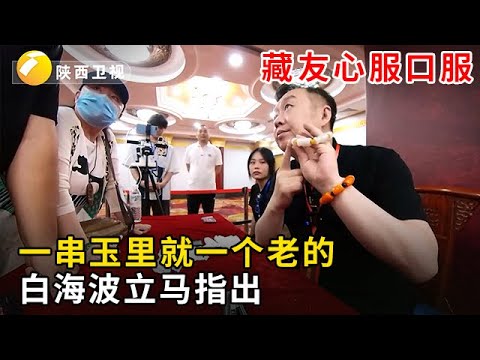 #华山论鉴 #海选现场 收藏一串玉烟嘴,就一个老的,白海波让藏友心服口服