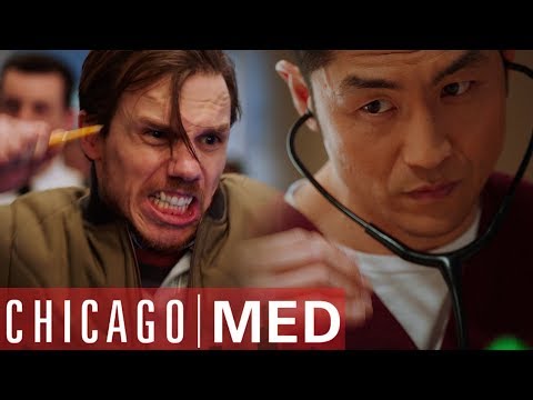 Patient's Own Heartbeat Drives Him To Insanity | Chicago Med