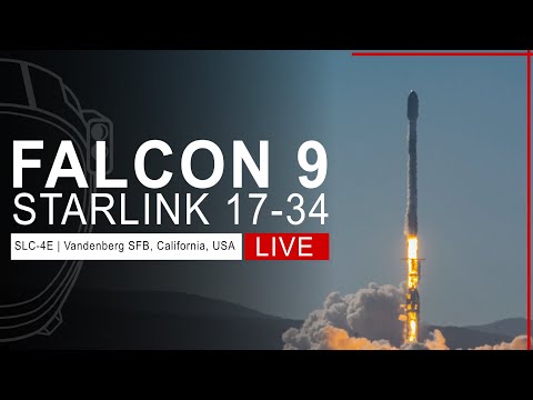 SpaceX Launches Starlink 17-34 Mission from SLC-4E Vandenberg, California