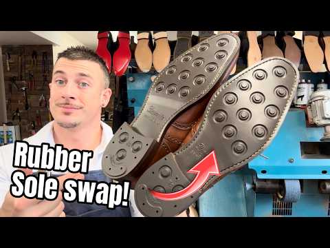 Can Leather soles be changed to Rubber soles? Dainite Sole Restoration