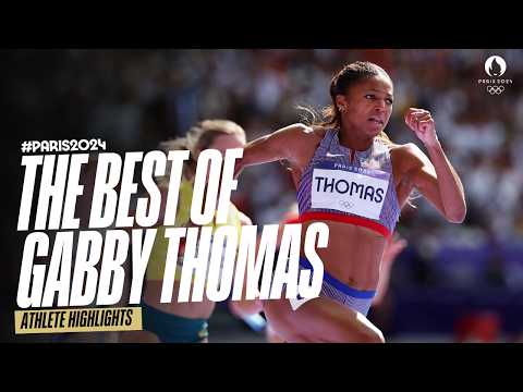 One of the fastest female sprinters in history ๐ฅ Gabby Thomas at #Paris2024 | Athlete Highlights