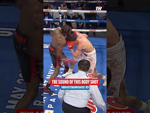 This body shot from Keyshawn Davis was FILTHY 🤕